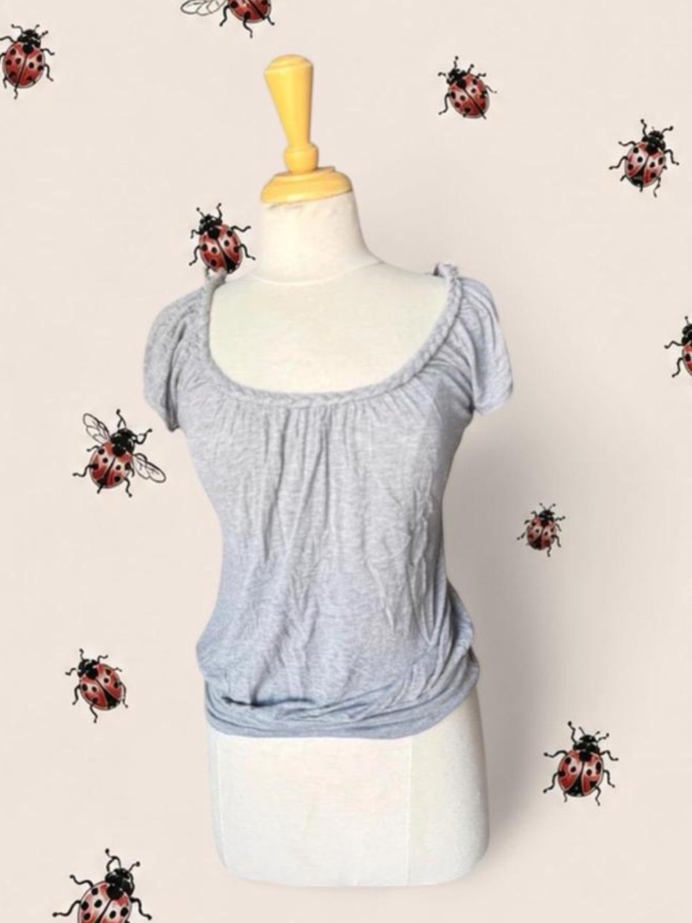 American Dream Gray Lace top